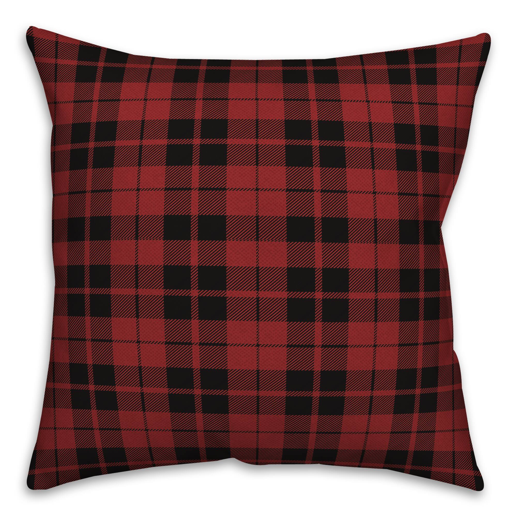 Designs Direct Dashing Through The Snow 18x18 Throw Pillow